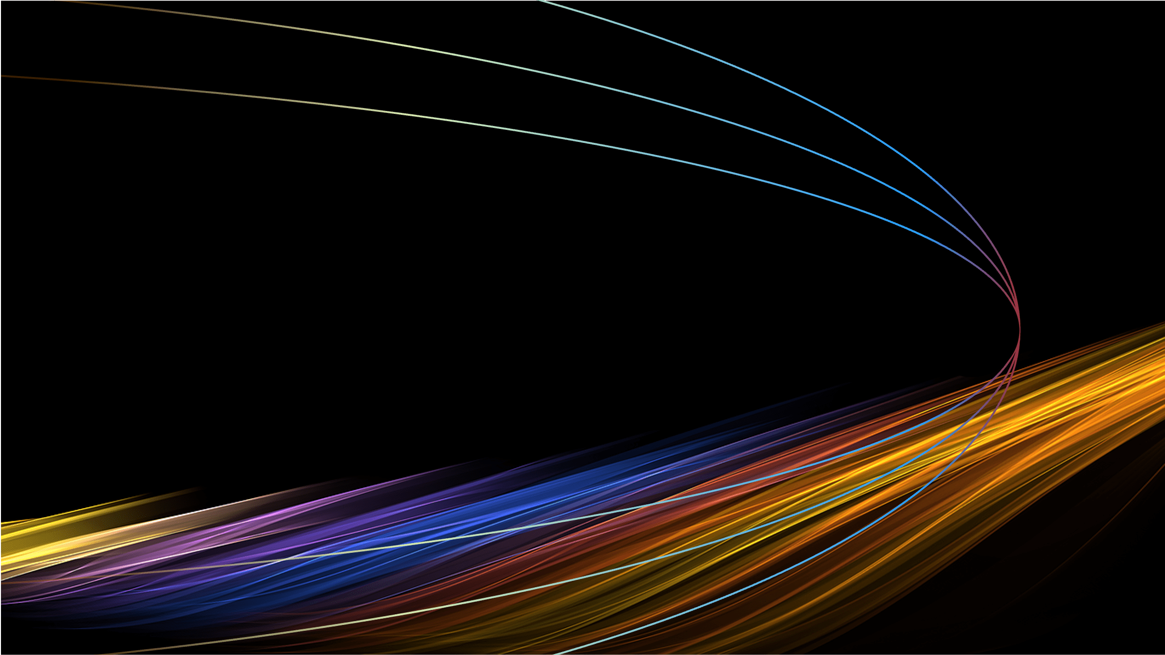 Abstract image of light waves
