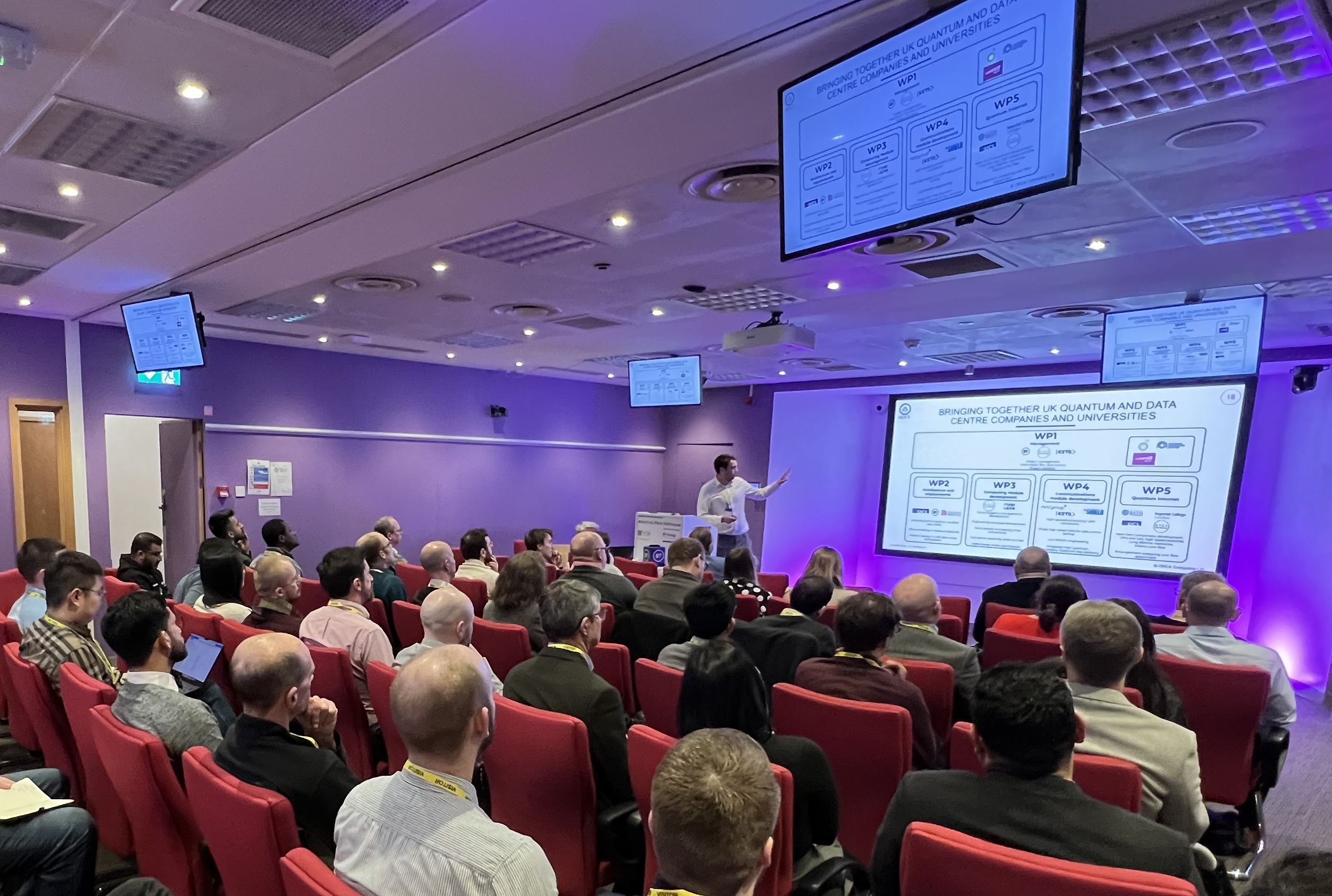 Quantum Data Centre of the Future demo day at BT's Adastral Park