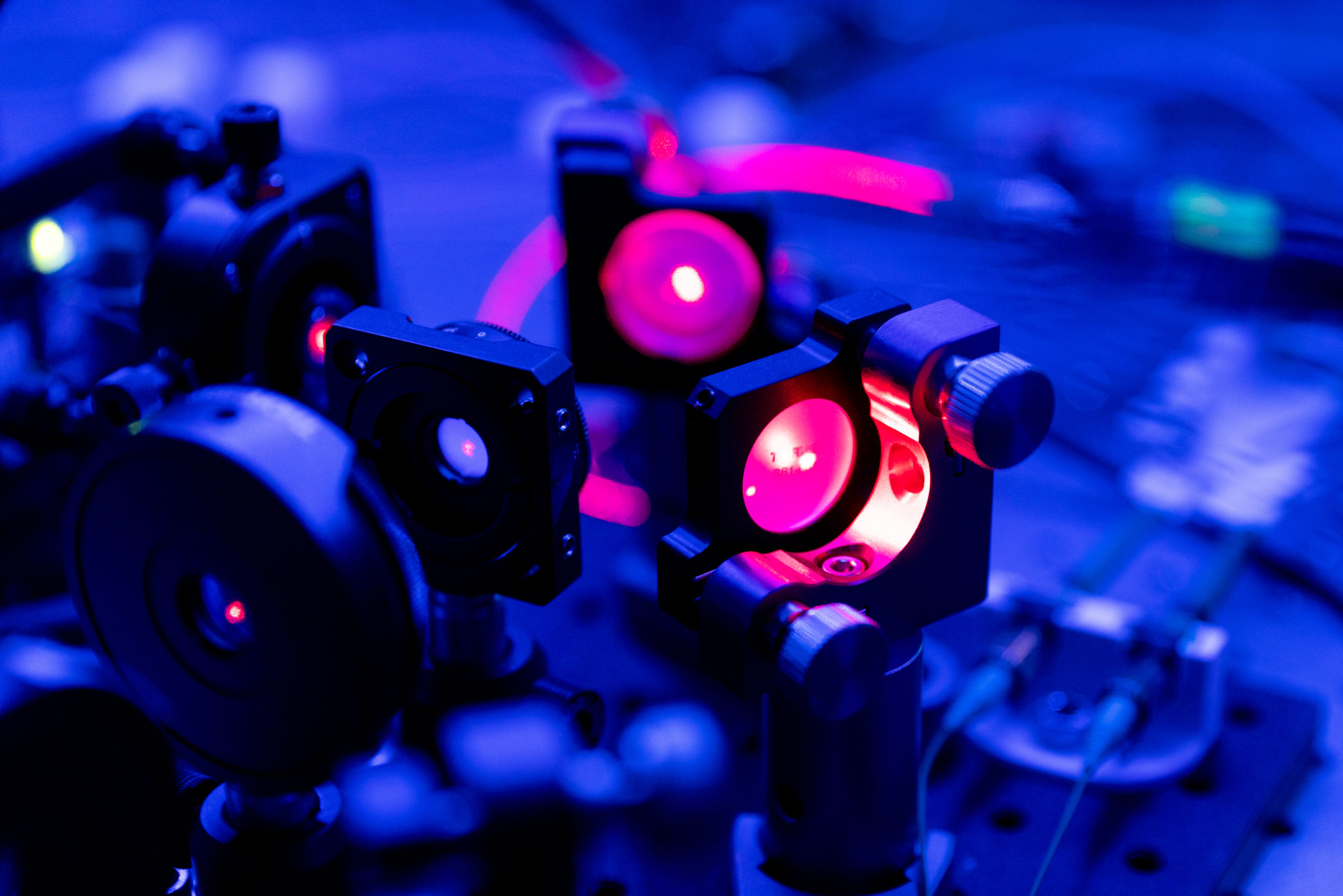 A quantum lab depicting multiplexing technologies