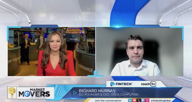 Richard Murray being interviewed on Fintech TV discussing the Quantum Computing Boom